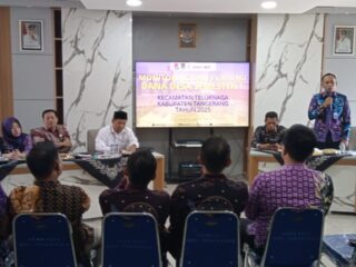 Kegiatan Monitoring dan Evaluasi Dana Desa Semester 1 di Kecamatan Teluknaga.