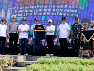 Peluncuran Satgas Langit Biru Kementerian Lingkungan Hidup di Kota Tangerang.