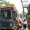 Warga saat menggunakan layanan Bus Tayo Kota Tangerang.
