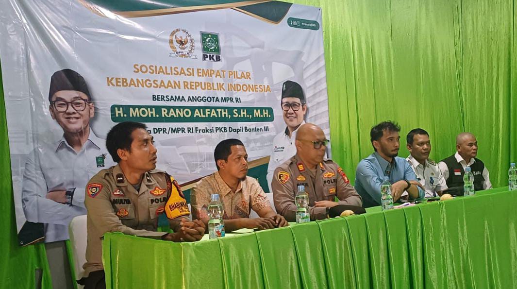 Rano Alfath gelar Sosialisasi Empat Pilar Kebangsaan di Desa Palasari Legok.