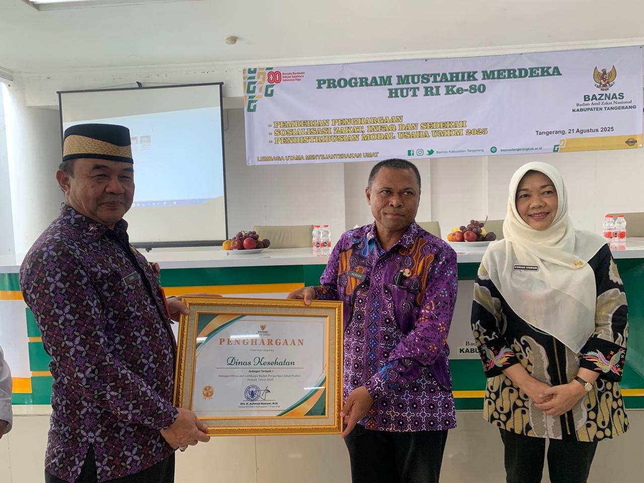 Sekda Soma, Kadis Hendra, Ibu Corah Usman Dirut RSUD Balaraja.