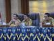 Wali Kota Sachrudin, Wakil Wali Kota Maryono, dan Sekda Kota Tangerang.
