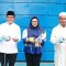Wabup Intan bersama Kepala Kemenag Kabupaten Tangerang, H. Ade Baijuri saat meresmikan Dapur MBG.