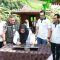 Wabup Intan saat meresmikan kegiatan aksi menanam pohon di Pagedangan.