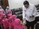 Maryono saat menyambut anak-anak paud yang kunjungan edukasi wisata di Puspem Kota Tangerang.
