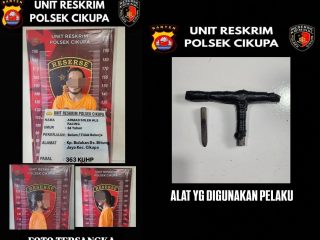 Reskrim Polsek Cikupa Tangkap Dua Residivis Pelaku Curanmor