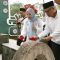 Bupati Zakiyah bersama jajarannya saat ziarah di makam Brigjen KH. Syam’un.