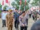 Sekda Deden Apriandhi saat mendampingi Kapolri Jenderal Polisi Listyo Sigit Prabowo.