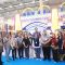 Kepala Disperindagkop UKM Kota Tangerang Suli Rosadi (lima dari kanan) foto bersama dengan pelaku usaha UMKM Kota Tangerang Trade Expo Indonesia dan Pangan Nusa 2025 di ICE BSD.