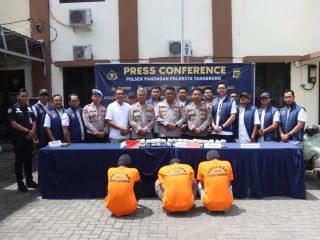 Polsek Panongan Bongkar Jaringan Narkoba Antar Provinsi
