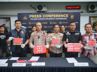 Reskrim Polsek Cikupa Berhasil Menangkap Pria Miliki Narkotika Dan Pelaku Curanmor