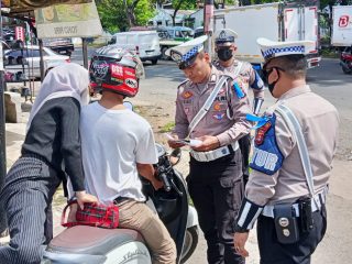 Hari Pertama Operasi Zebra Polresta Tangerang, 53 Pengendara Kena Teguran