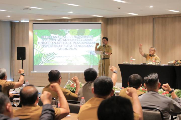 Wali Kota Tangerang H.Sachrudin mengajak seluruh jajaran untuk menjaga profesionalisme dan integritas dalam setiap langkah pengawasan.