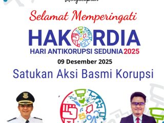 Kecamatan Curug Mengucapkan Selamat Memperingati HAKORDIA Hari Anti Korupsi Sedunia 2025