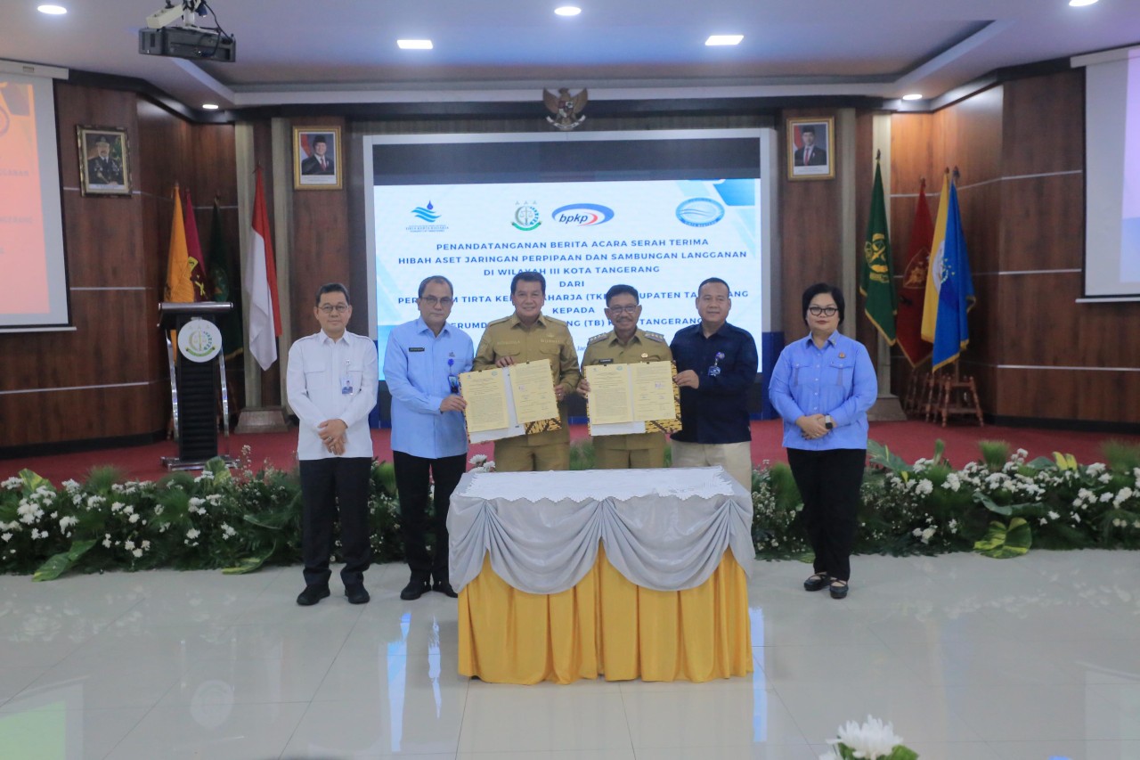 Pemkot Tangerang dan Pemkab Tangerang gelar penandatanganan Berita Acara Serah Terima (BAST) Hibah Aset.