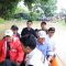 Bupati Maesyal, Plh Sekda Iwan, Kepala BPBD Taupik, dan Kadis Ujang saat di lokasi banjir.