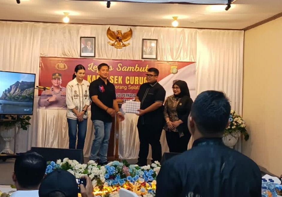 Lepas Sambut Kapolsek Curug.
