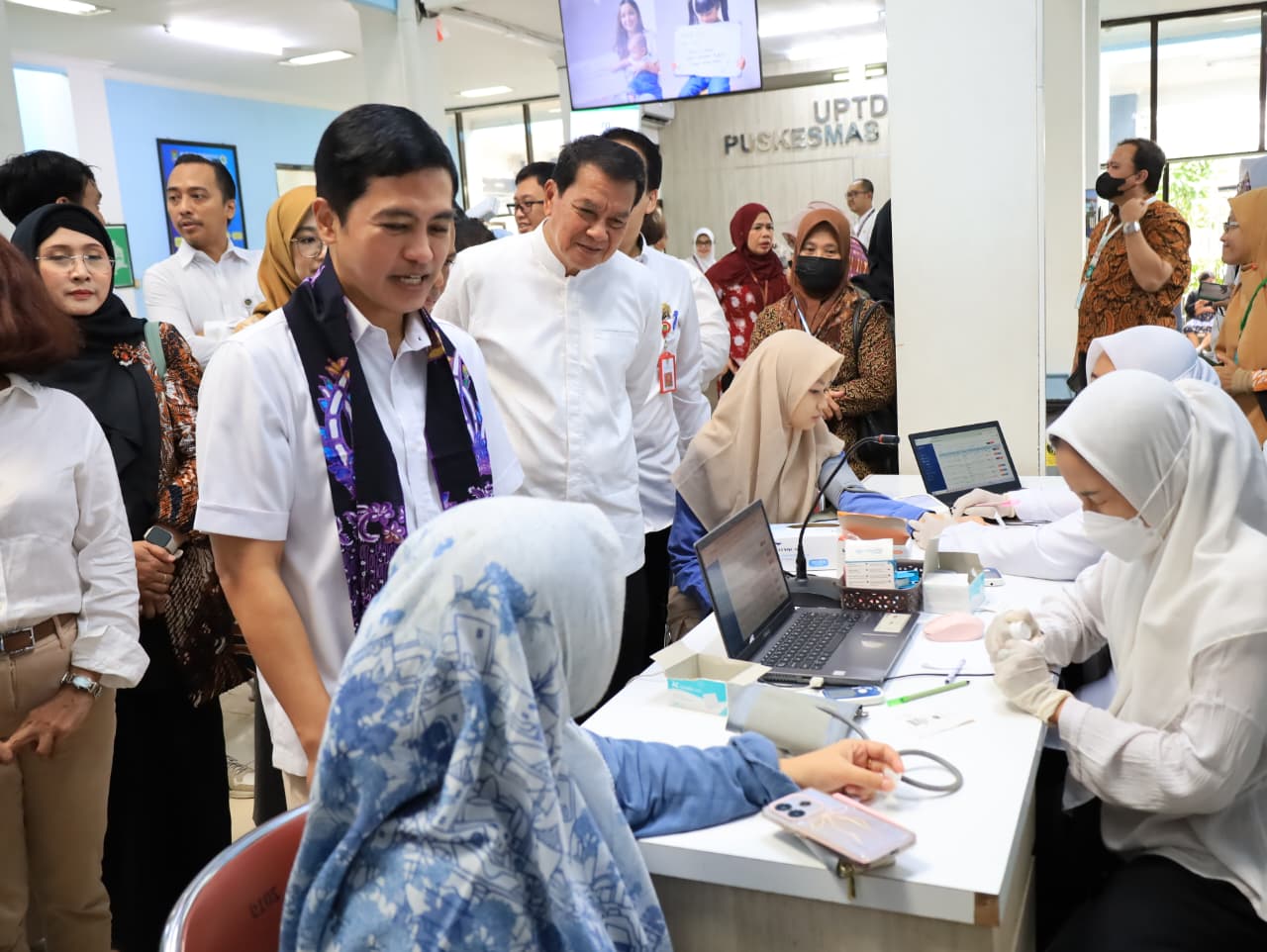 Wamenkes Dante, Bupati Maesyal dan Jajarannya.