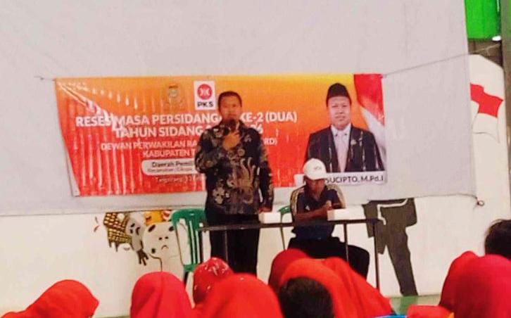 Reses Anggota DPRD Kabupaten Tangerang Imam Sucipto di Desa Kadu.