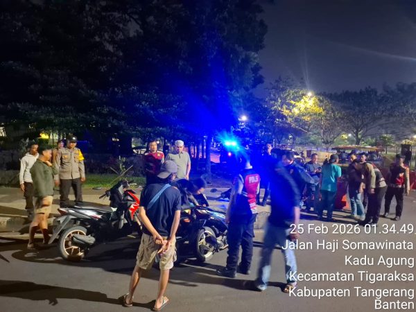 Polresta Tangerang Bubarkan Aksi Balap Lari Jelang Sahur di Tigaraksa