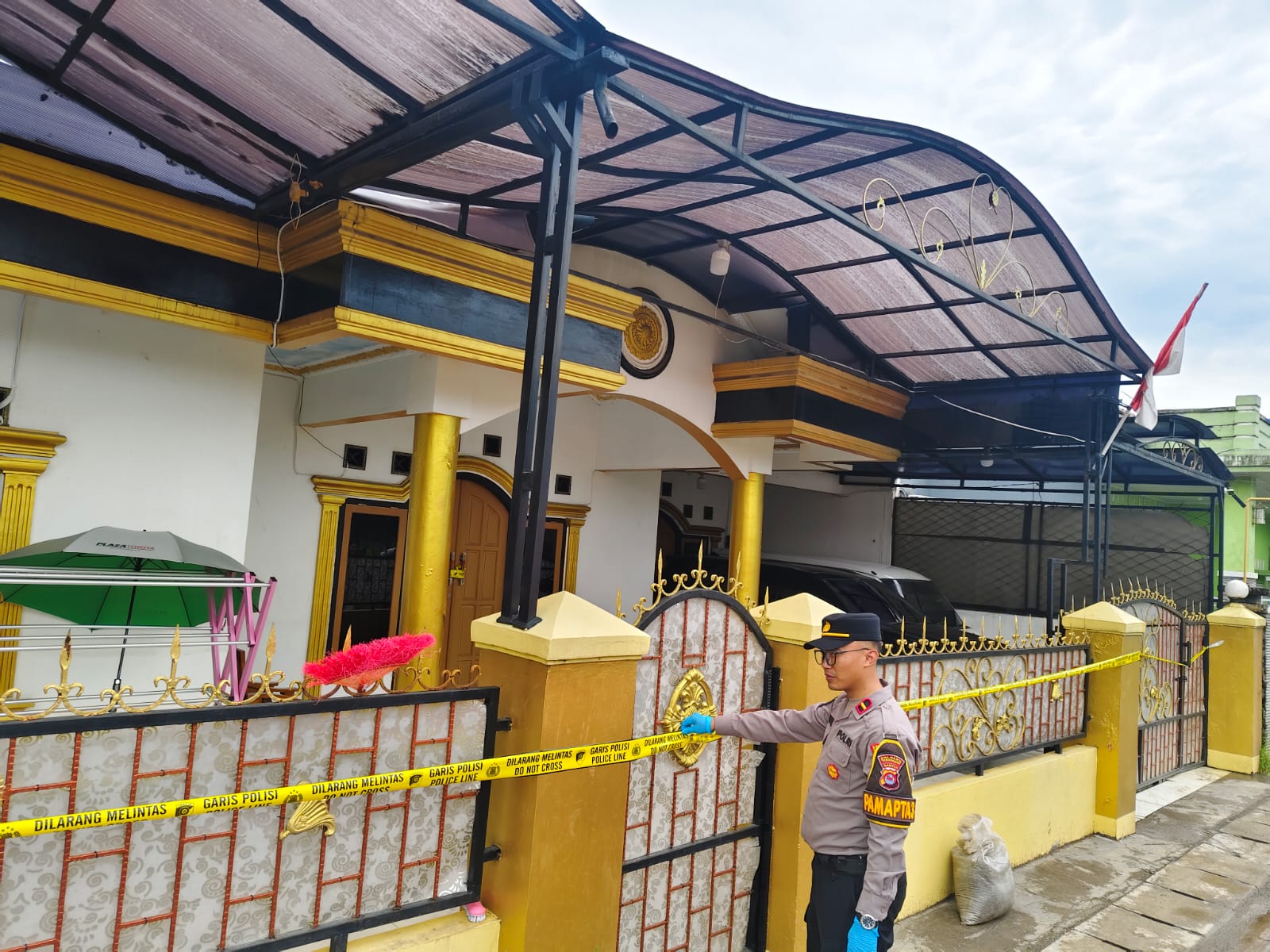 Tempat Kejadian Perkara Kasus Pembunuhan Suami oleh Istrinya di Tigaraksa.