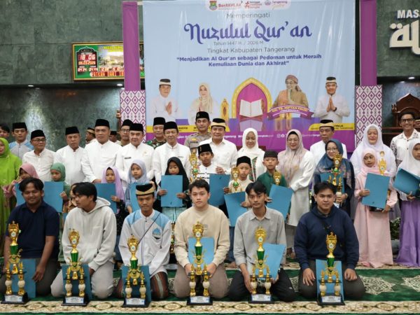 Pemkab Tangerang Peringati Nuzulul Qur’an di Masjid Agung Al-Amjad