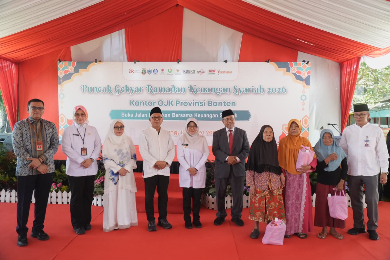 Kegiatan Gebyar Ramadhan Keuangan Syariah OJK Banten.