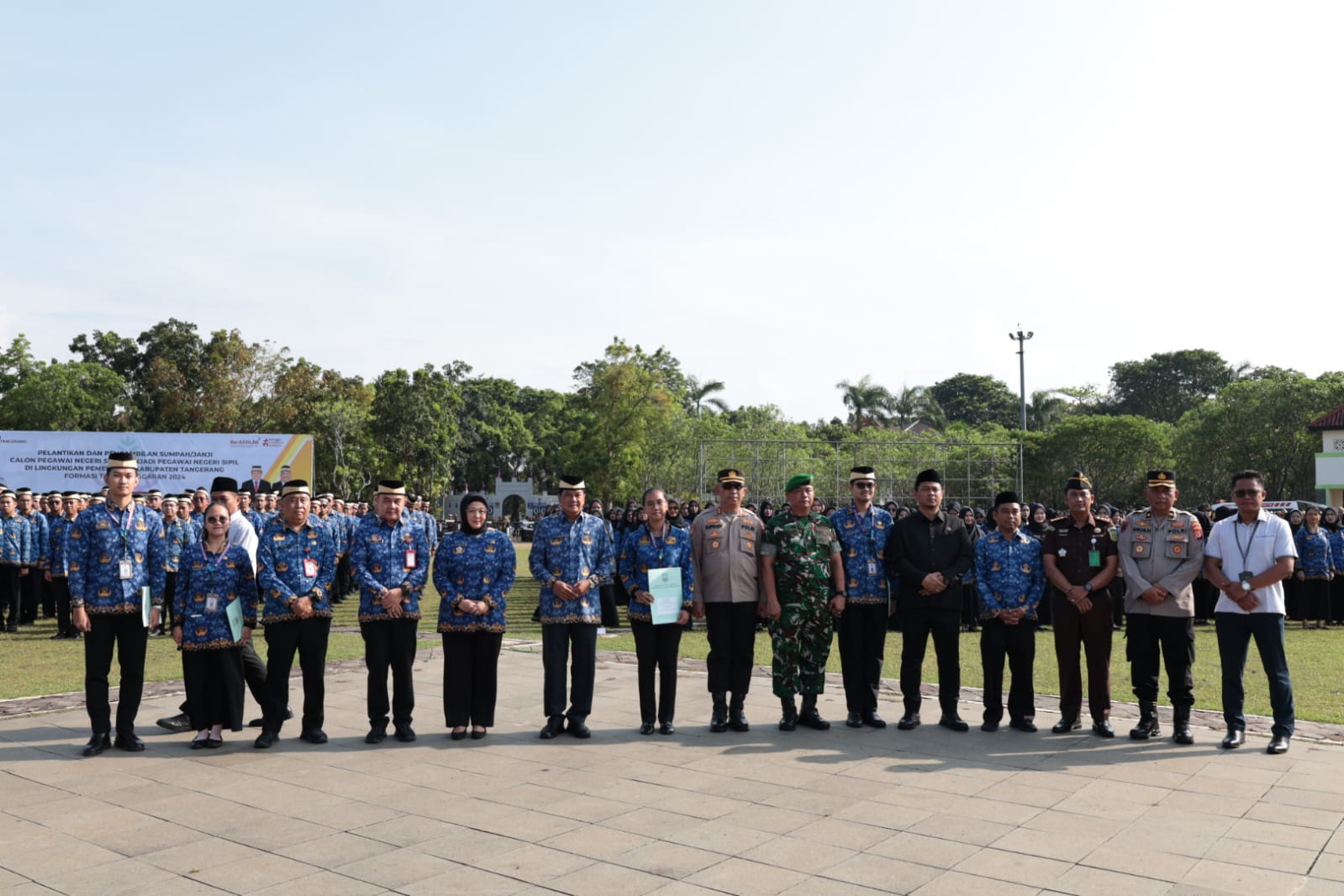 Pelantikan PNS Kabupaten Tangerang.