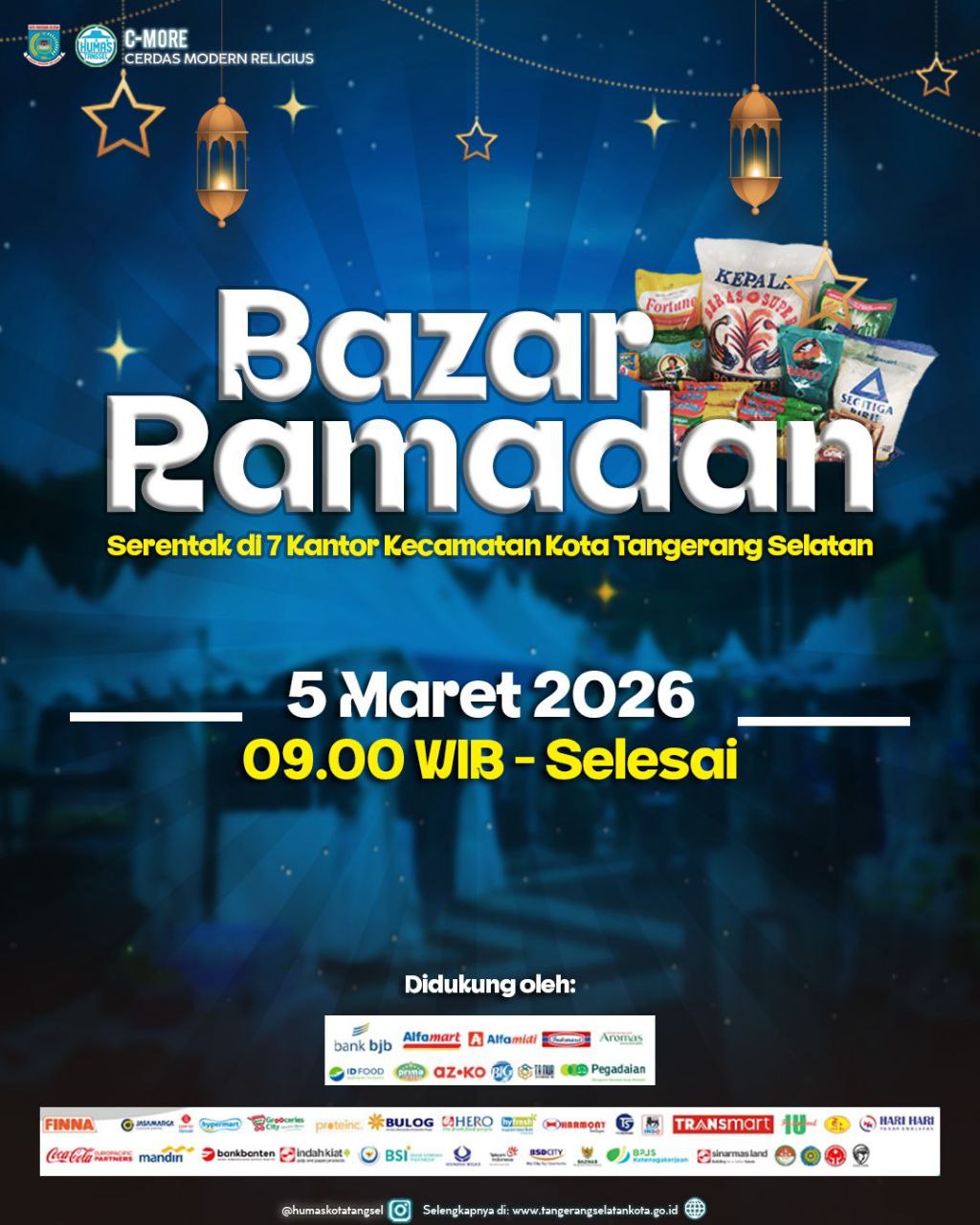 Bazar Ramadhan di Tangsel.