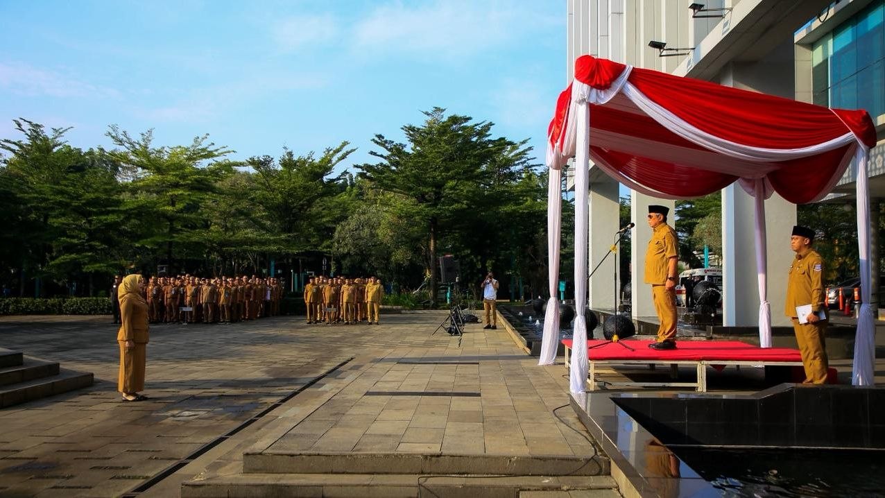 Pemkot Tangsel Gelar Apel.