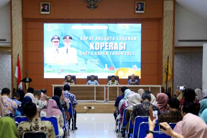 Rapat Anggota Tahunan (RAT) Koperasi Satya Karya, koperasi ASN Pemkot Tangerang.
