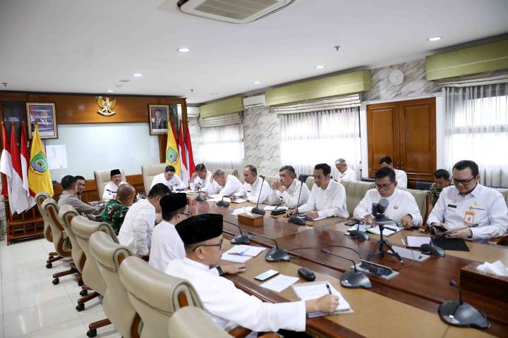 Rapat Forkopimda Kota Tangerang.