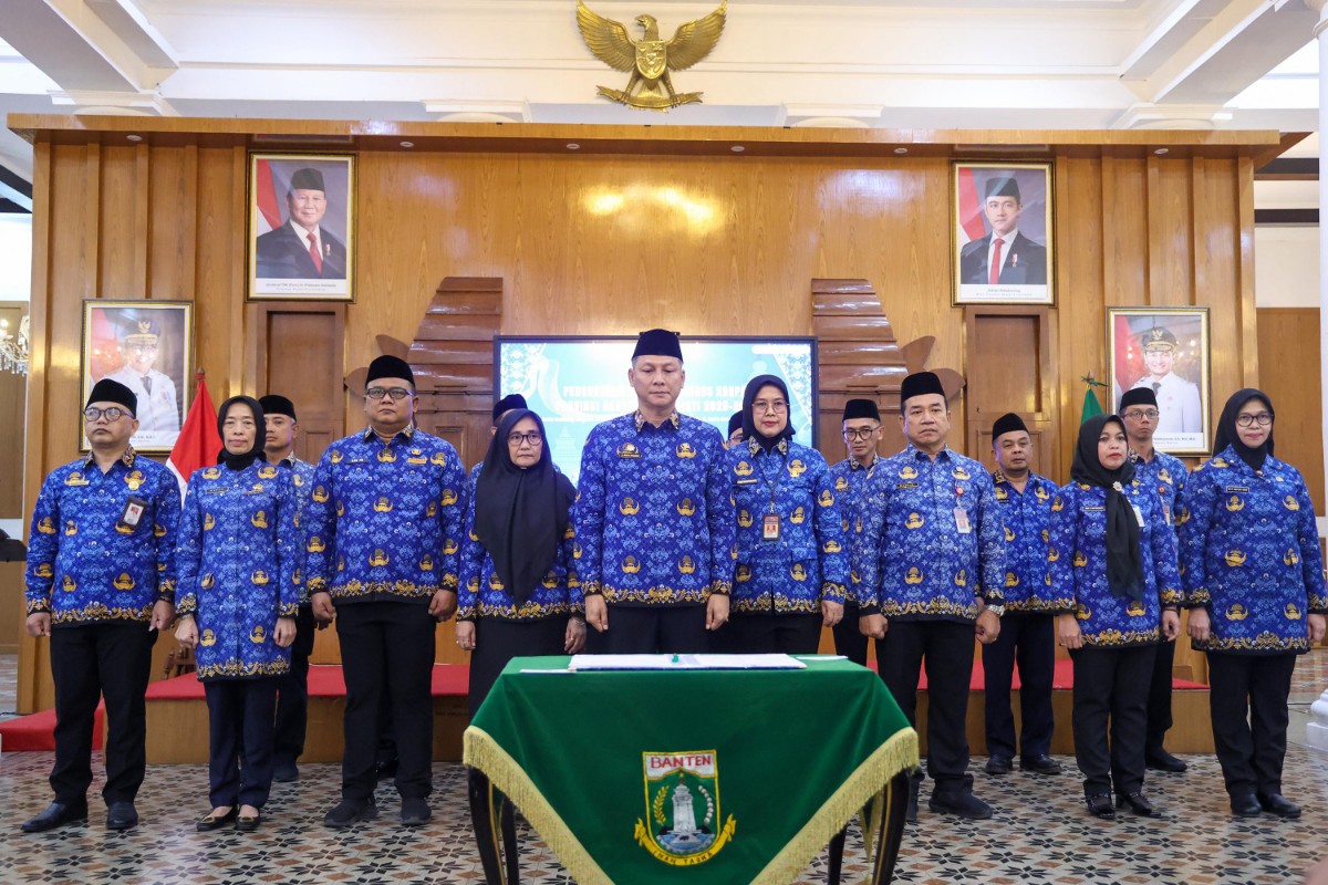 Sekda Deden Apriandhi Pimpin KORPRI Banten.