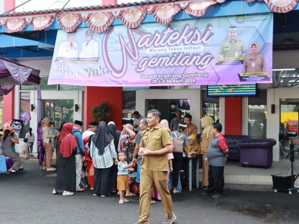Disperindag Kabupaten Tangerang Luncurkan Warteksi Gemilang, Sembako Bersubsidi Diserbu Warga