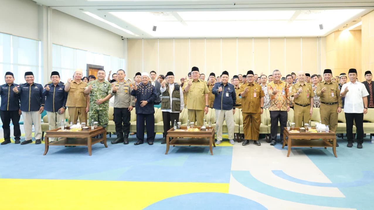 Wali Kota Benyamin di kegiatan Halalbihalal Baznas Kota Tangsel.