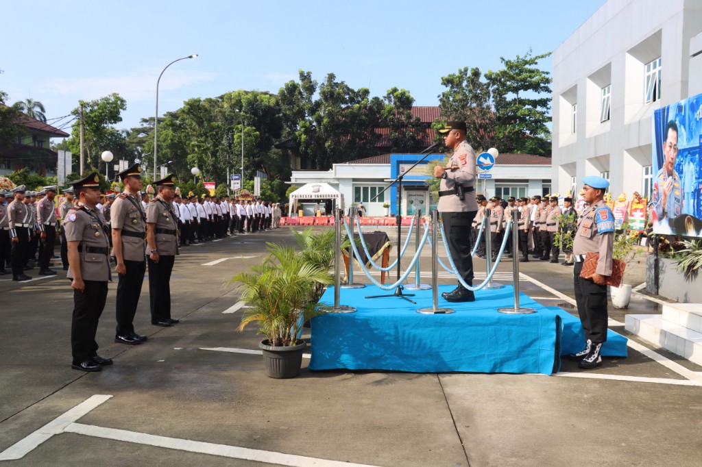 Sertijab Kasat Lantas dan Kasat Samapta Polresta Tangerang.
