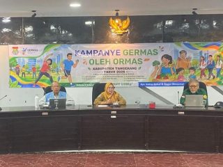 Perkuat Pola Hidup Sehat, Dinkes Kabupaten Tangerang Libatkan Ormas Dalam Kampanye Germas