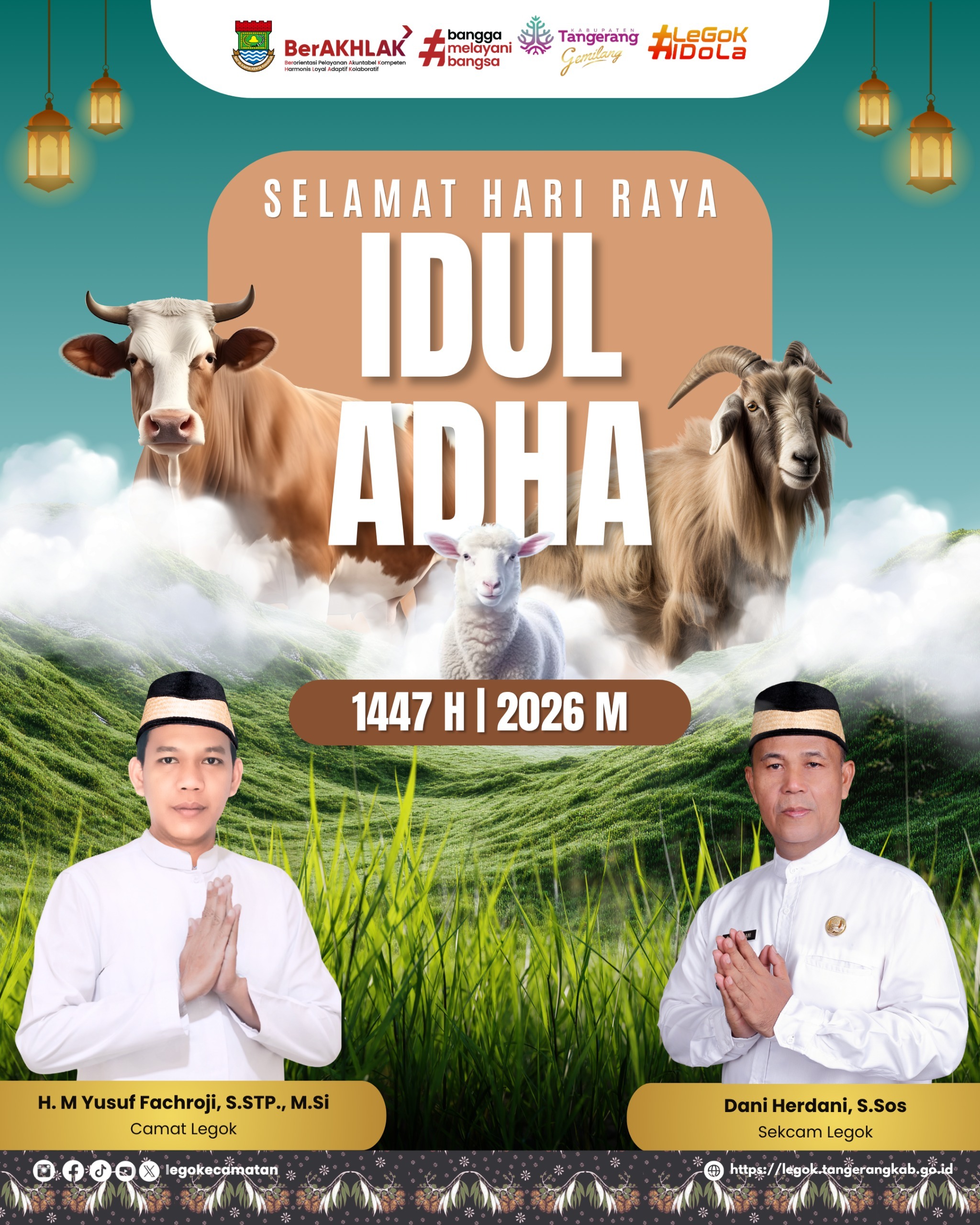 Kecamatan Legok Mengucapkan Selamat Hari Raya Idul Adha 2026.