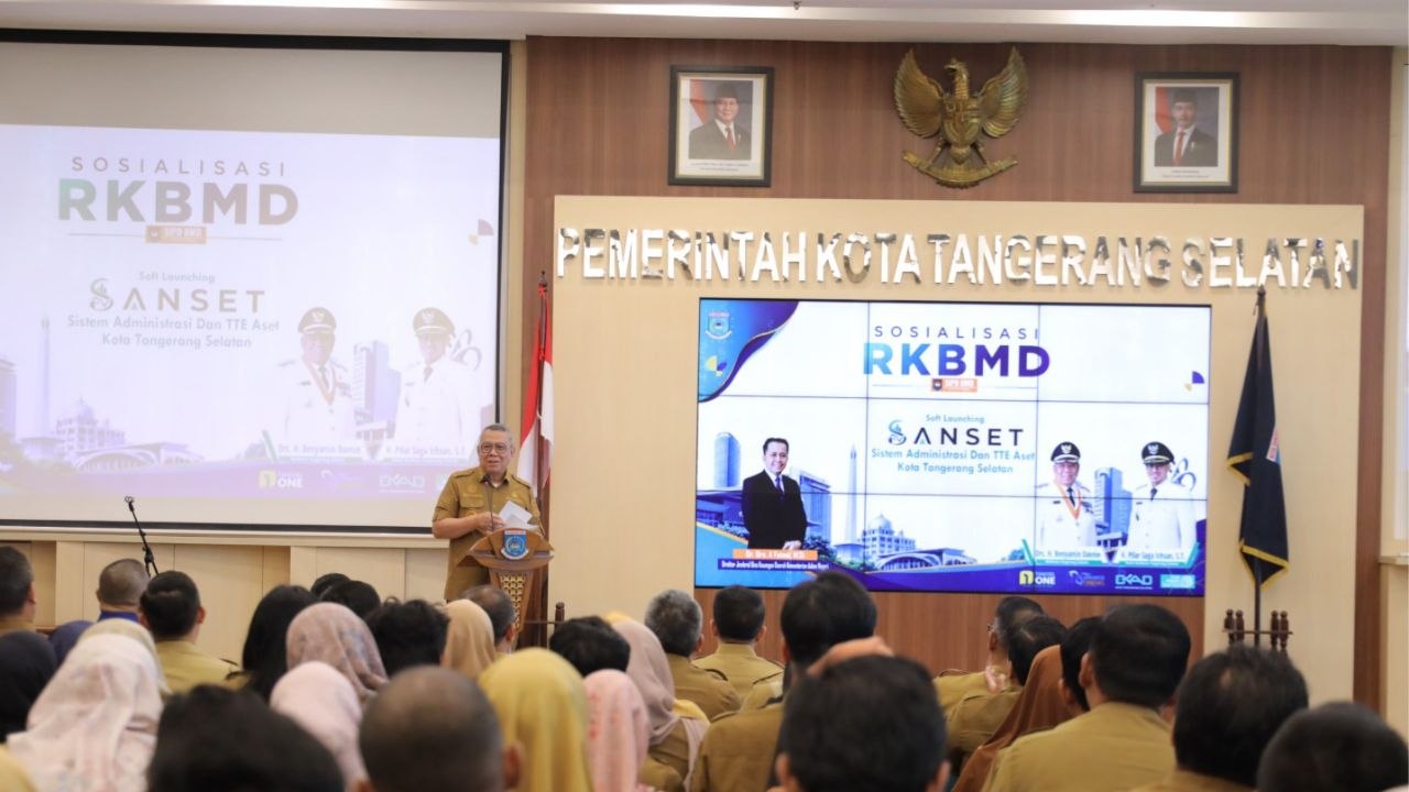 Pemkot Tangsel Launching Aplikasi SANSET.