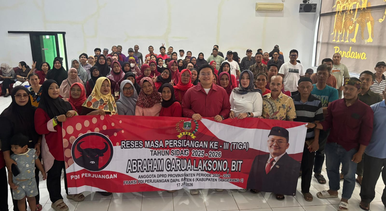 Abraham Garuda Laksono serap aspirasi warga Kelapa Dua dan respons cepat persoalan guru honorer, pendidikan, serta sosial.