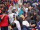 Tinawati Andra Soni saat mengunjungi SMAN 1 Kabupaten Tangerang.