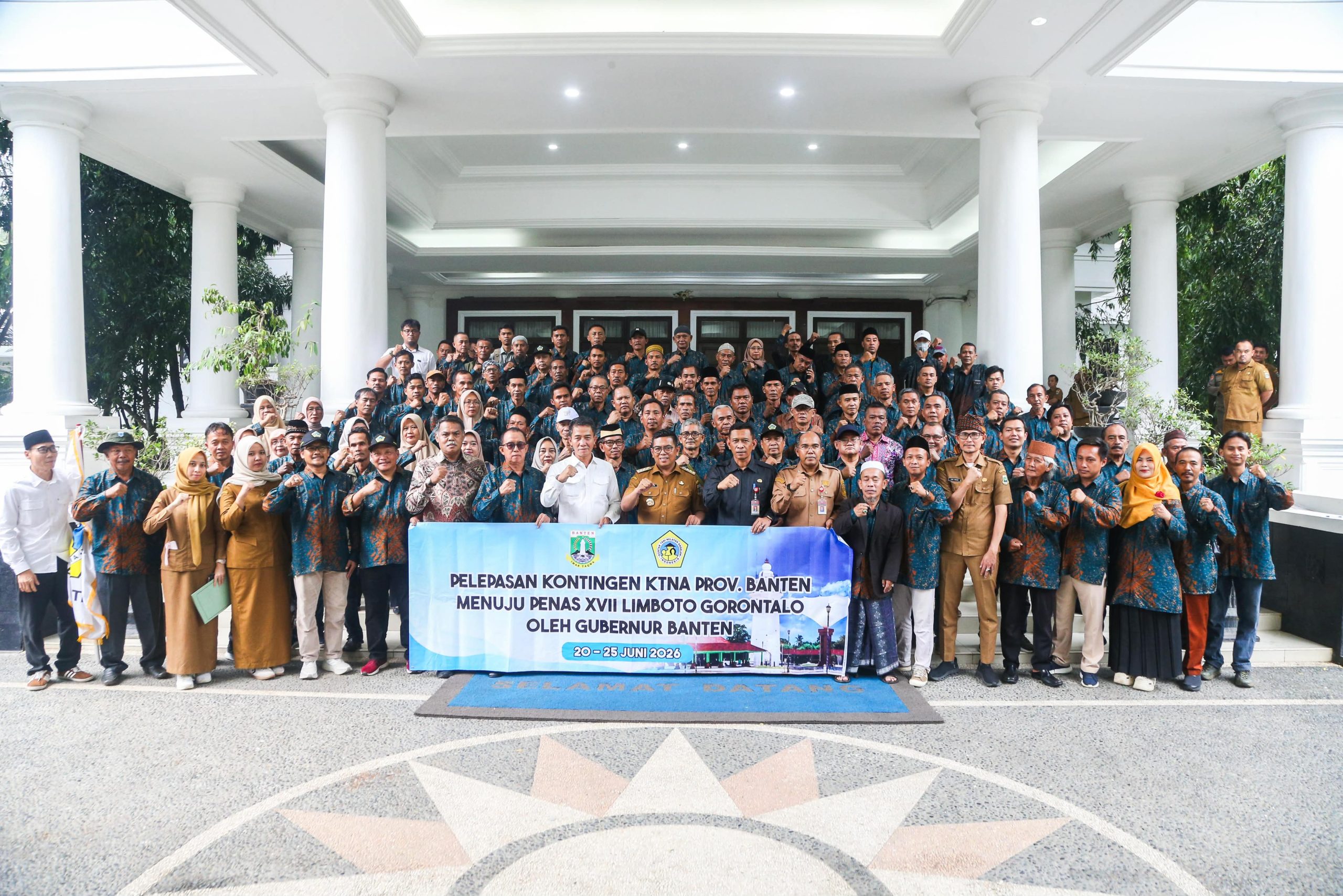 Pelepasan kontingen KTNA Banten.