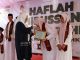 Wabup Intan saat menghadiri wisuda Santri Daarul Hikmah Sukadiri.