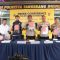 Kapolresta Tangerang saat press conference kasus pelaku pemerasan.