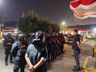 IPDA Syaiful Pimpin Apel Pengamanan BKO Brimob di Kegiatan PSHT Tangerang