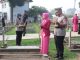 Kapolresta Tangerang bersama jajarannya saat ziarah di TMP Bahagia.