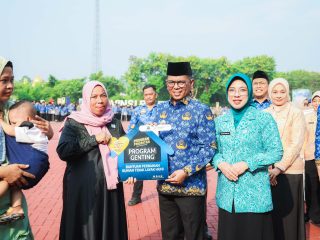 Peringati Harganas, Gubernur Andra Soni Sampaikan Peran Keluarga Cetak SDM Berkualitas