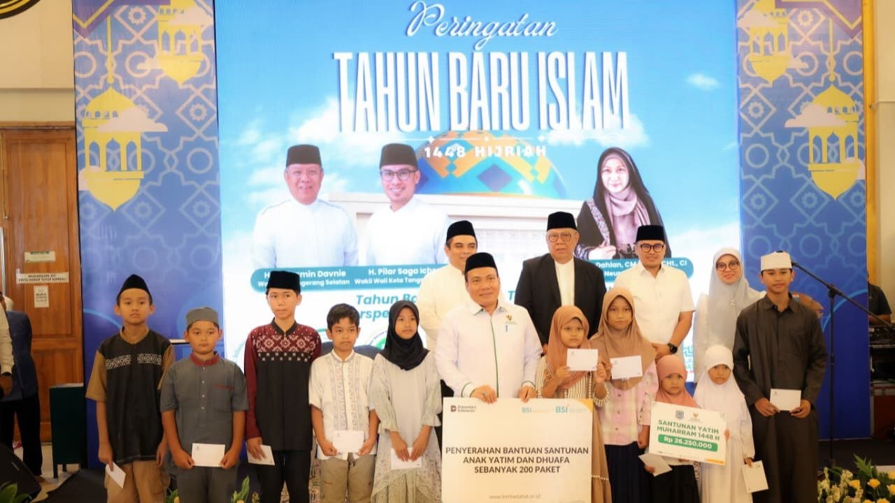 Peringatan 1 Muharram di Pemkot Tangsel.