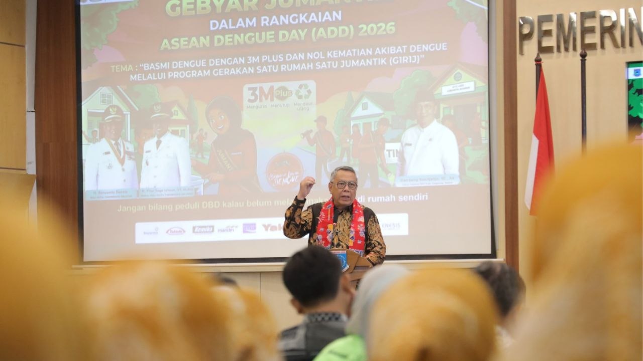 Wali Kota Benyamin di peringatan ASEAN Dengue Day (ADD) Kota Tangerang Selatan.
