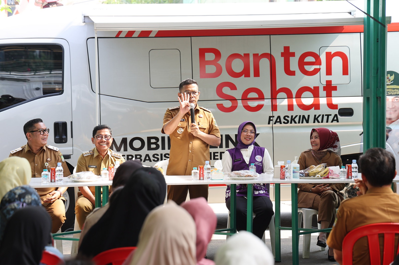 Program cek kesehatan gratis Pemprov Banten di Ciledug.